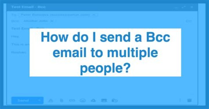 Can I use Bcc to send mass email?