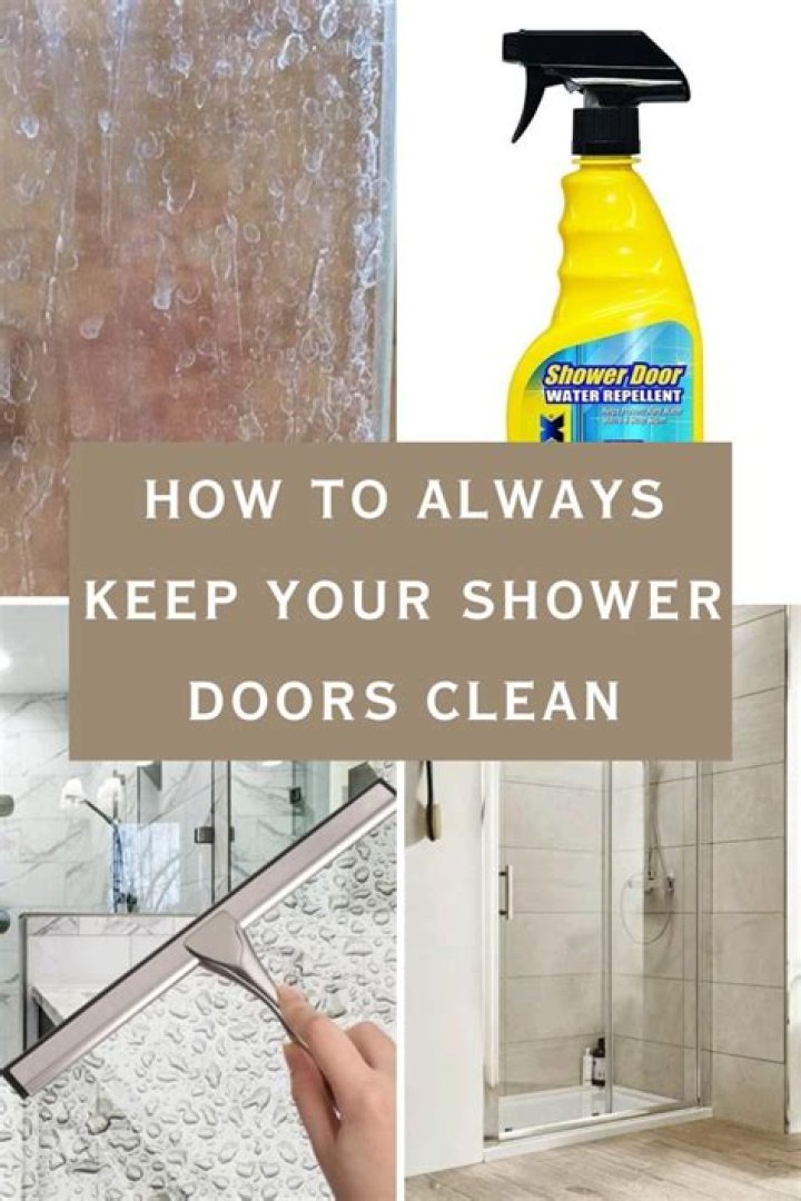 Can WD-40 clean shower doors?