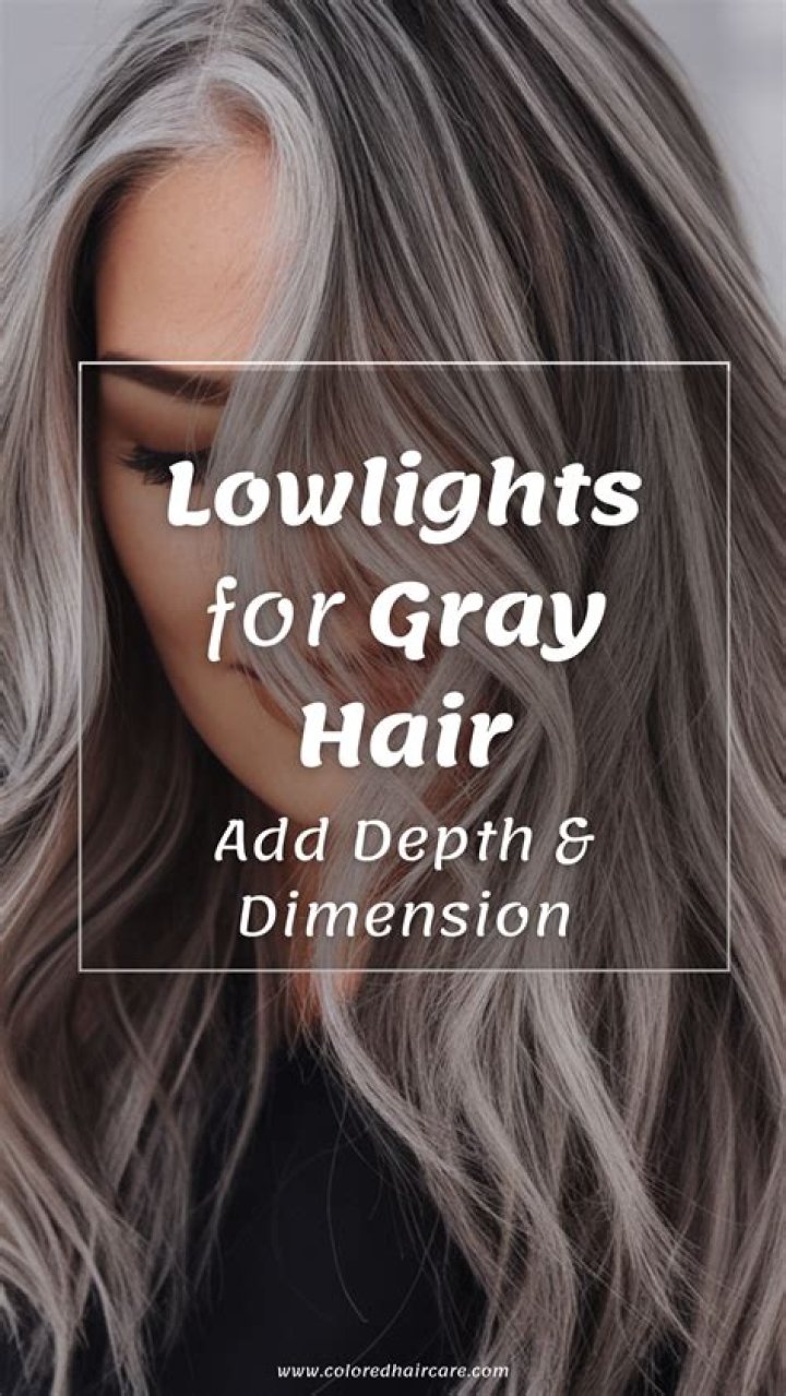 Can you put lowlights on gray hair?