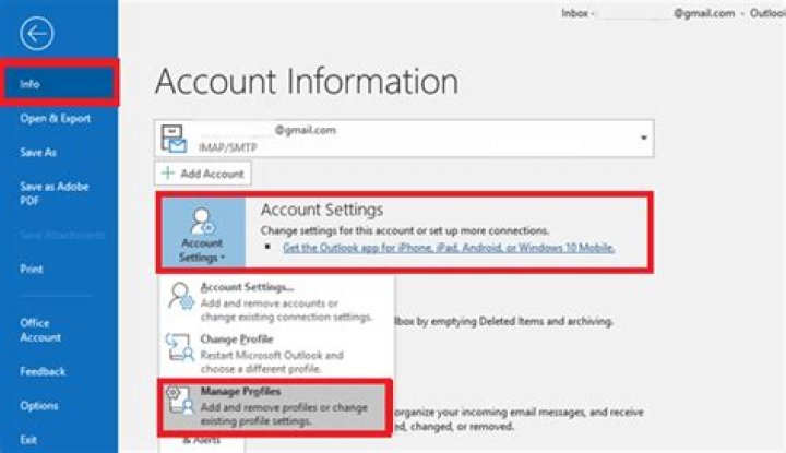 How do I change my sync settings in Outlook app?
