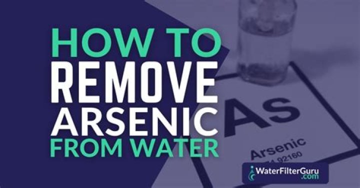 How do you remove arsenic from vegetables?