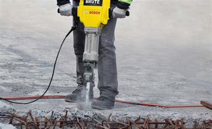 How do you remove concrete without a jackhammer?