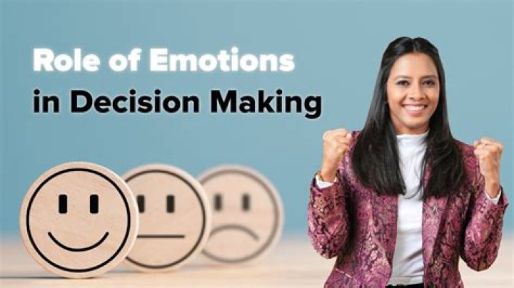 How do you stop making decisions with your emotions?