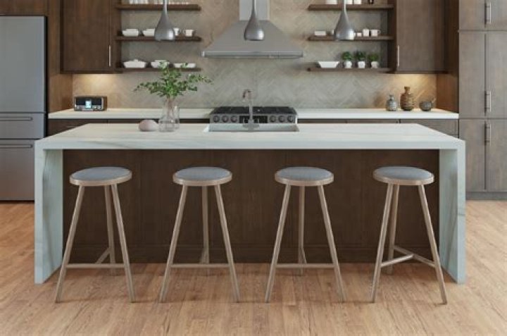 How long should a kitchen island be to seat 4?