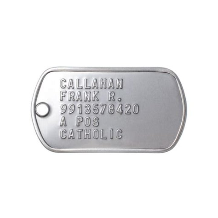 How many letters can fit on a dog tag?