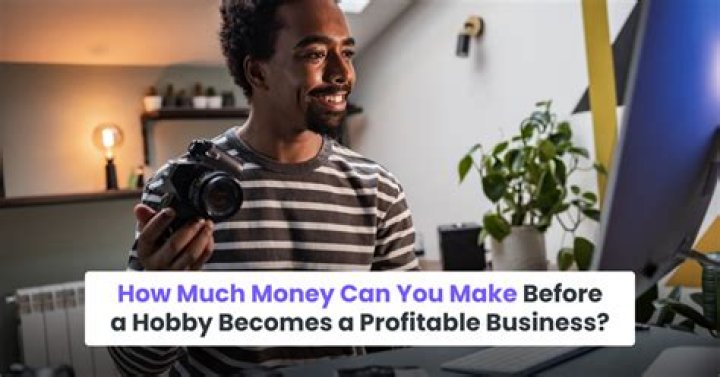 How much money can you make before a hobby becomes a business?