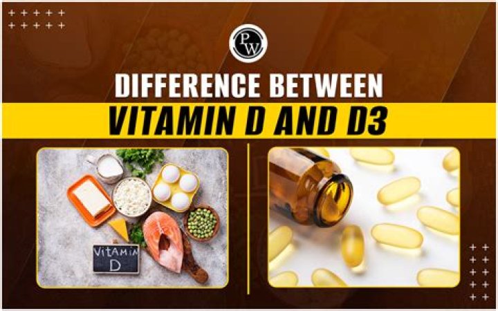 What's the difference between vitamin D and D3?