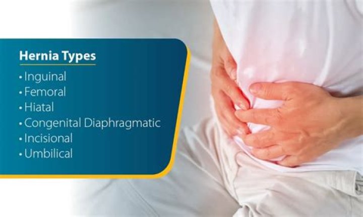 What are the symptoms of a abdominal hernia?