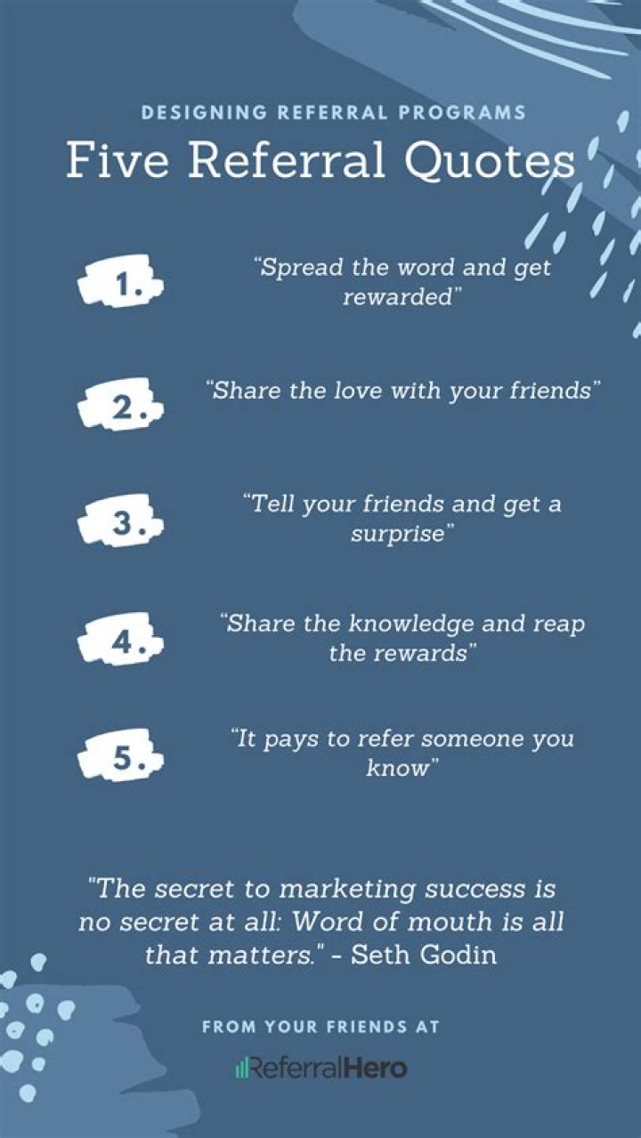 What are three common reasons for a referral?