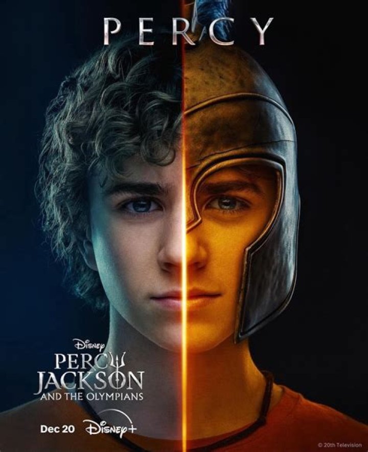 What color is Percy Jackson's hair?