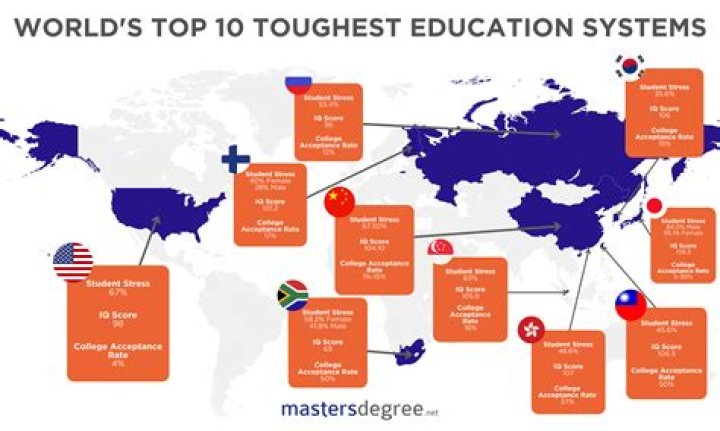 What country has the hardest school system?