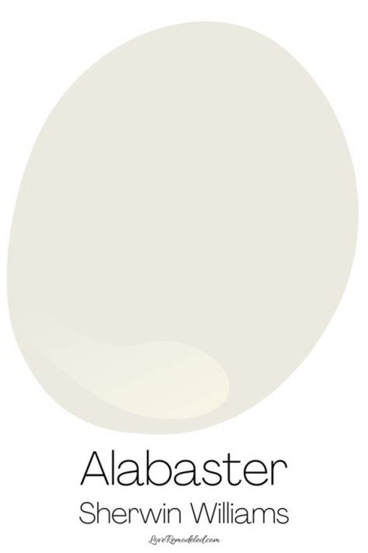 What does the color Alabaster look like?