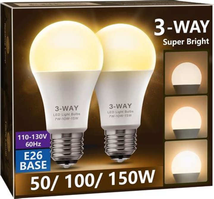 What is a 3 watt LED bulb equivalent to?