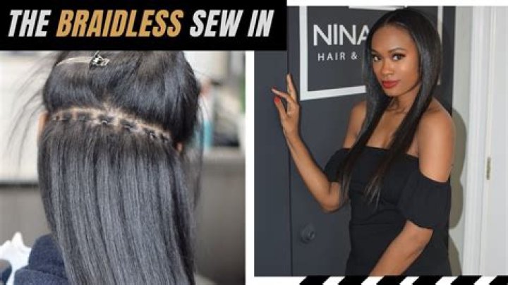 What is a Braidless sew-in?