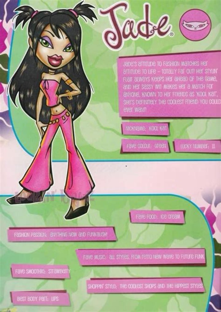 What is Jade like in Bratz?
