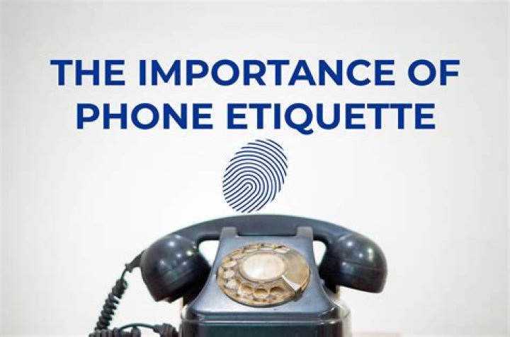 What is professional phone etiquette?