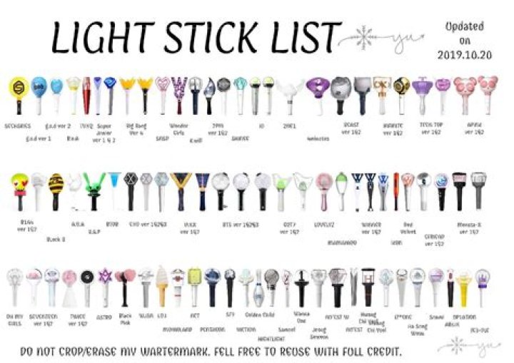 What is the prettiest lightstick?
