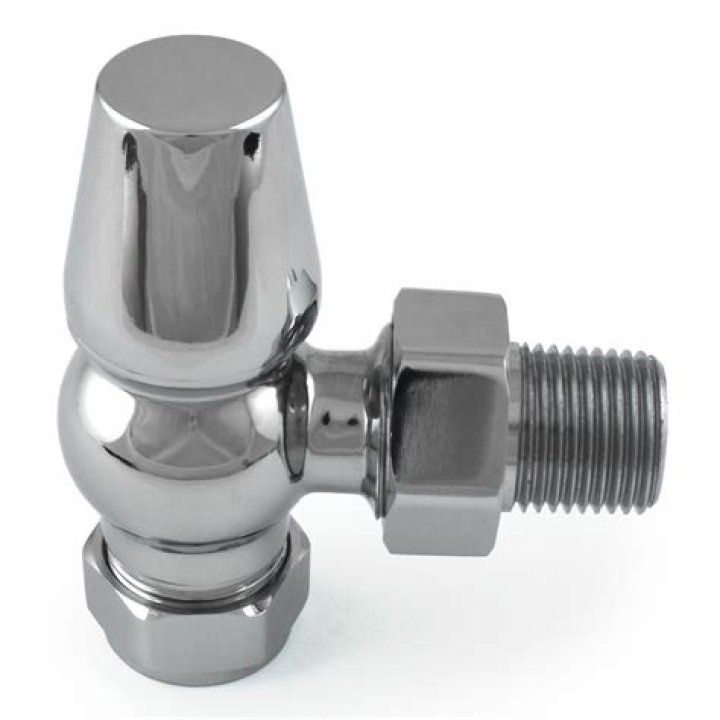 What side of the radiator is the lockshield valve?