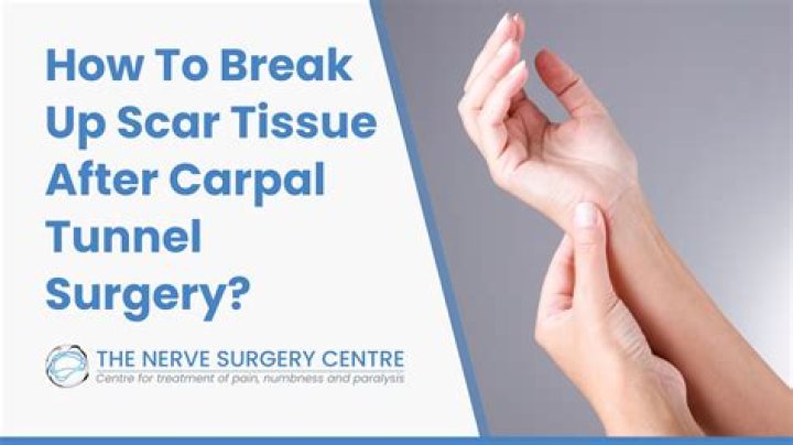 What test shows internal scar tissue?