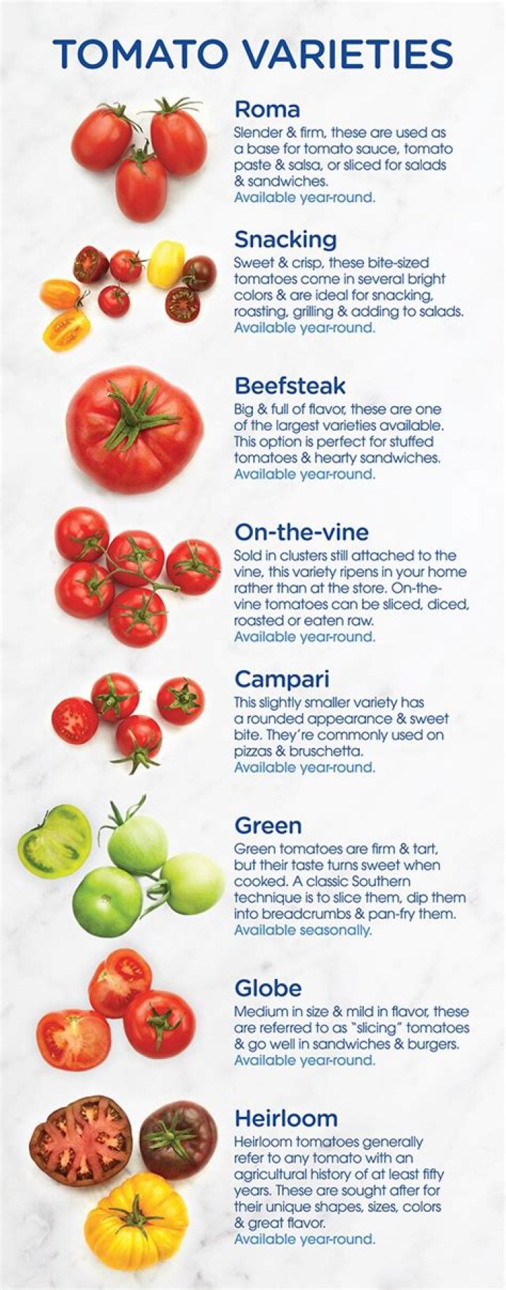 What tomatoes produce all summer?