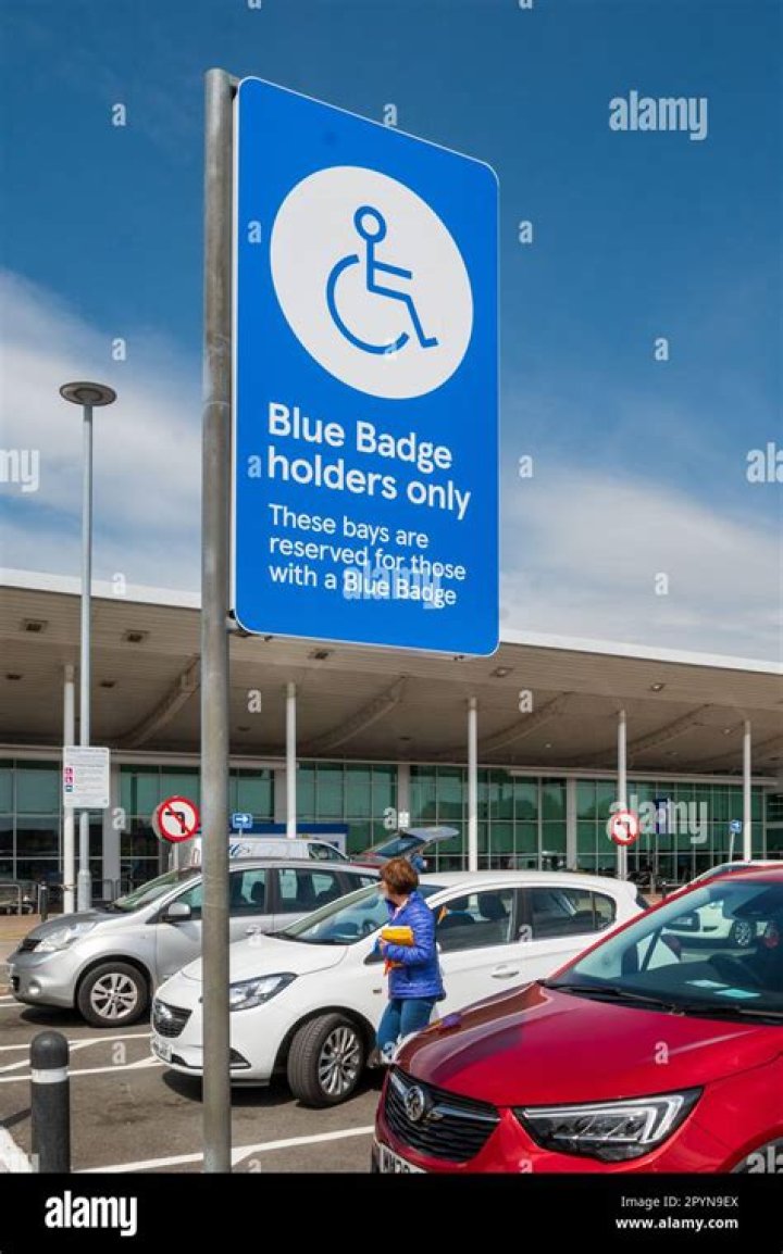 Whats the difference between a blue badge and a white badge?
