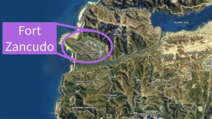 Where is Fort Zancudo GTA 5?