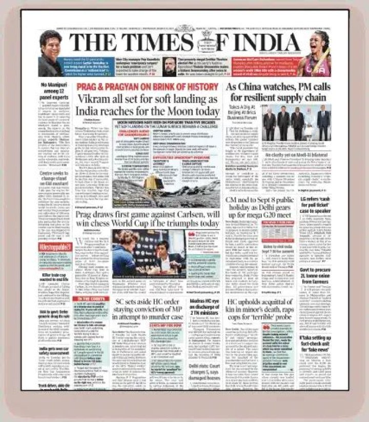 Which was the first evening newspaper in India?
