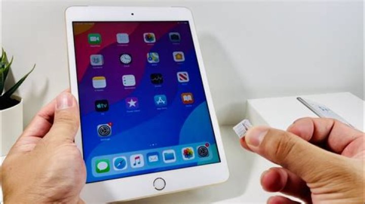 Why do I need a SIM card for my iPad?