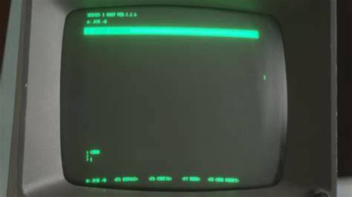 Why were old computer screens green?